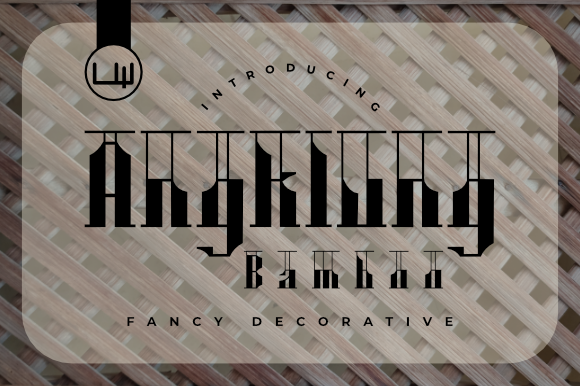 Angklung Bamboo: A Bold Display Font for Editorial Impact