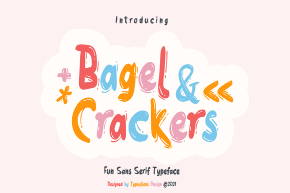 Bagel Crackers: A Playful Display Font for Campaigns