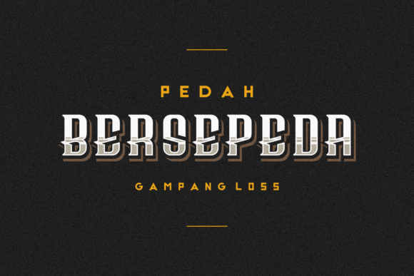 Bersepeda: A Display Font That Elevates Your Editorial Design