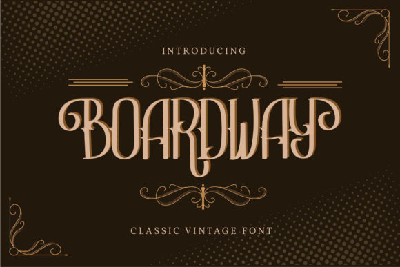 Boardway Font: A Vintage Display Typeface for Modern Marketing Campaigns