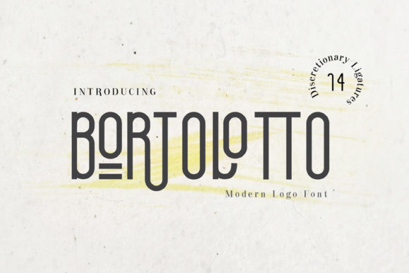 Bortolotto: The Modern Display Font for Crafters & Small Business Designers