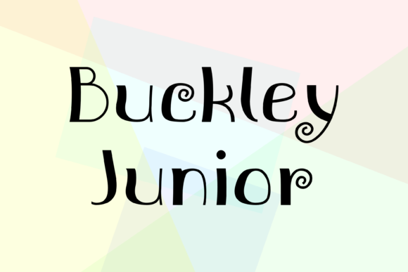 Buckley Junior: A Distinct Display Font for Bold Brand Identities