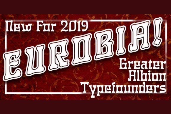 Eurobia: A Youthful Display Font for Playful Brand Identities