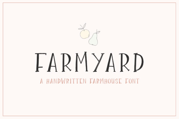 Farmyard: A Distinct Display Font for Web Designers