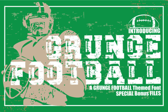 Grunge Football: A Bold Display Font for Web Design