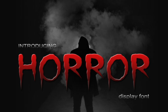 Horror Font: A Spooky Display Typeface for Bold Editorial Design