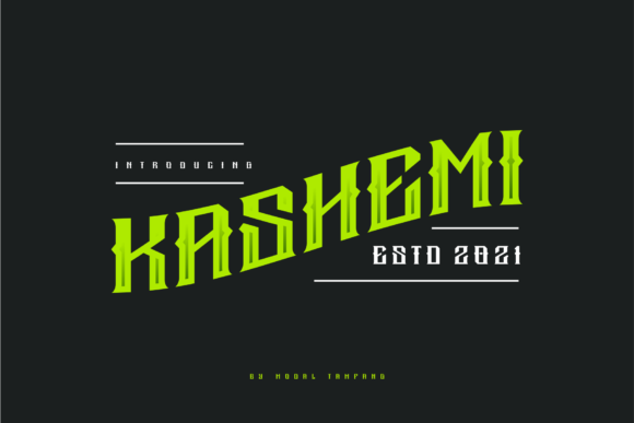 Kashemi: A Designer’s Take on This Display Font