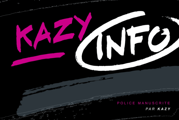 KAZYinfo: A Stylish Display Font for Modern Web and Digital Design