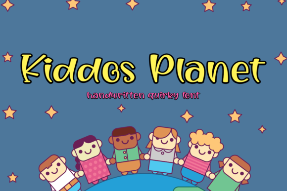 Kiddos Planet: A Cheerful Display Font for Digital Brands