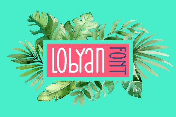 Lobyan: A Minimalist Display Font for Modern Branding