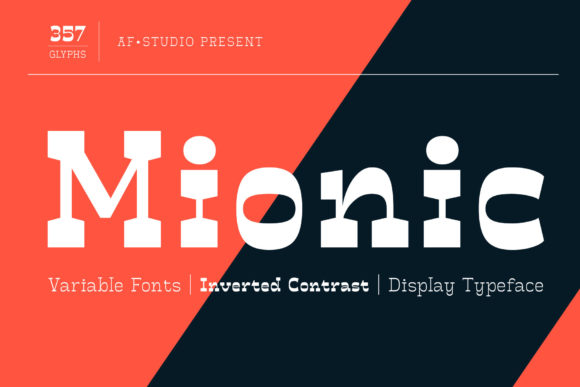 Mionic: A Western-Inspired Display Font for Crafters and Makers