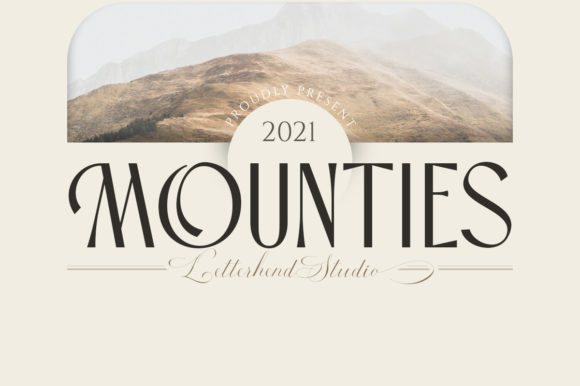 Mounties: A Display Font That Elevates Marketing Visuals