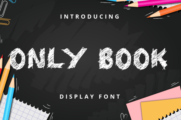 Only Book: A Playful Display Font That Elevates Small Business Branding
