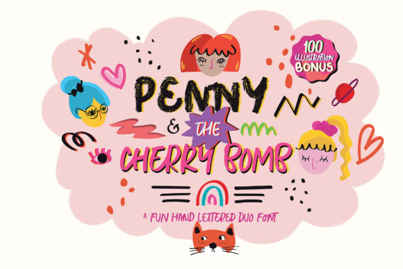 Penny the Cherry Bomb: A Unique Display Font for Business