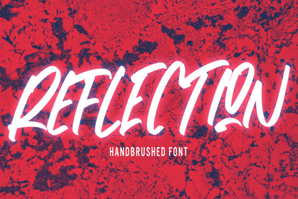 Reflection Font: A Bouncy Display Typeface for Digital Designers