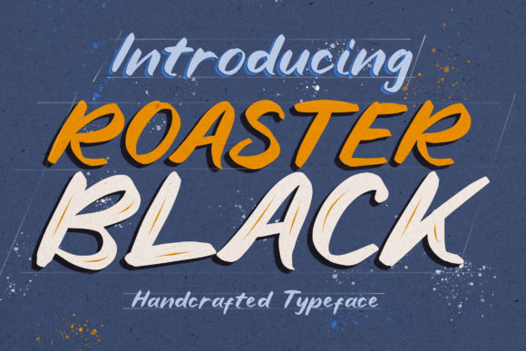 Roaster Black: A Maker’s Go-To Display Font for Handmade Labels, Invitations & More