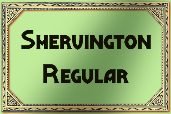 Shervington: A Display Font That Elevates Campaign Visuals