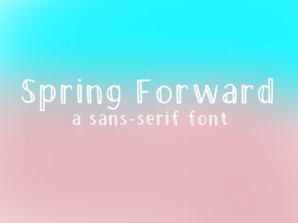 Spring Forward: A Display Font That Elevates Small Business Branding