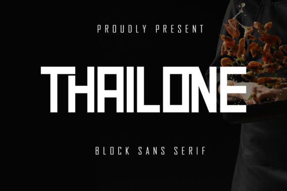 Thailone: A Sharp Display Font for Editorial Design