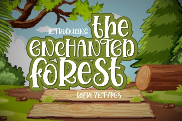 The Enchanted Forest: A Quirky Display Font for Marketers