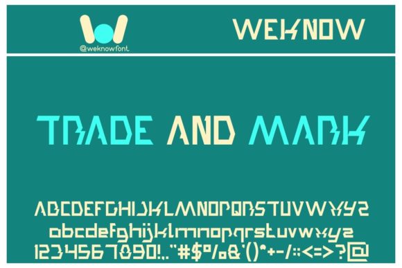 Trade and Mark: A Bold Display Font for Handmade Labels, Invitations, and More