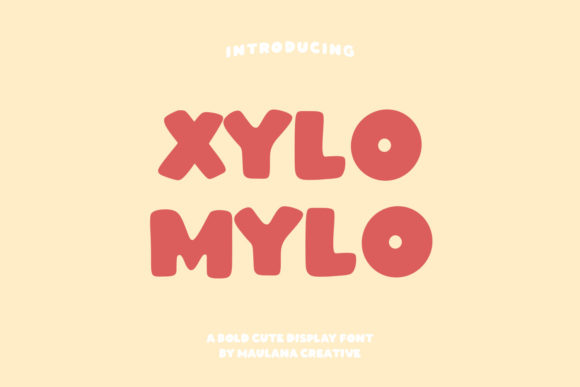 Xylomylo: A Charming Display Font for Creative Web Design